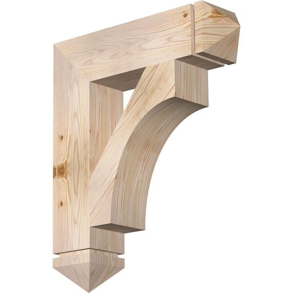 Ekena Millwork Westlake Arts & Crafts Smooth Bracket, Douglas Fir, 5 1/2"W x 24"D x 28"H BKT06X24X28WTL03SDF - main